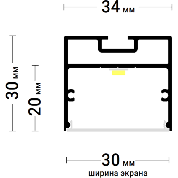 Багет AL ПФ-2681 - SVET 30 - черный