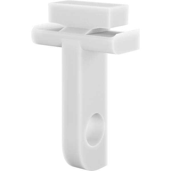 Ограничитель пластик БЕЛЫЙ (карниз Р-70) 4 комплекта/уп