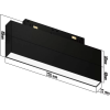 Светильник SPOT BLACK BOOK MAGNETIC S20 48V 16W 110° CRI90 OSRAM 3000-6000K TRIX | Белый корпус L220