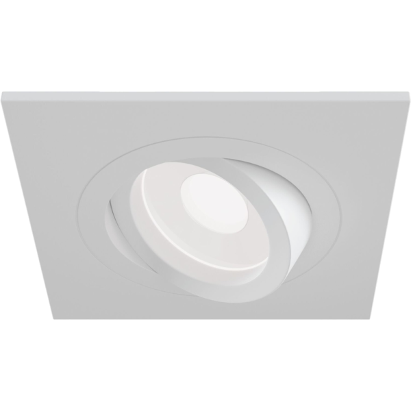 Светильник встраиваемый CITY DL X1 MR16 ALU WHITE | 92х92(75)x25mm