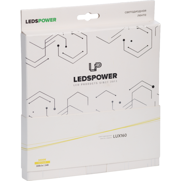 Светодиодная лента LP 2835 304/м (30Вт/м) 24В теплая LUX