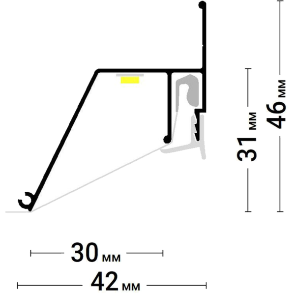 Багет AL ПФ-6488 - KONTUR 02 - контурный 3D