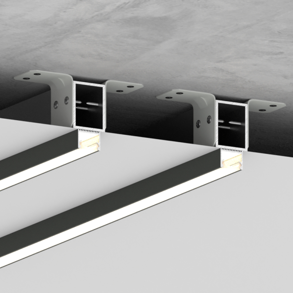 Световой профиль Сакура ( Анод серебро), 2м