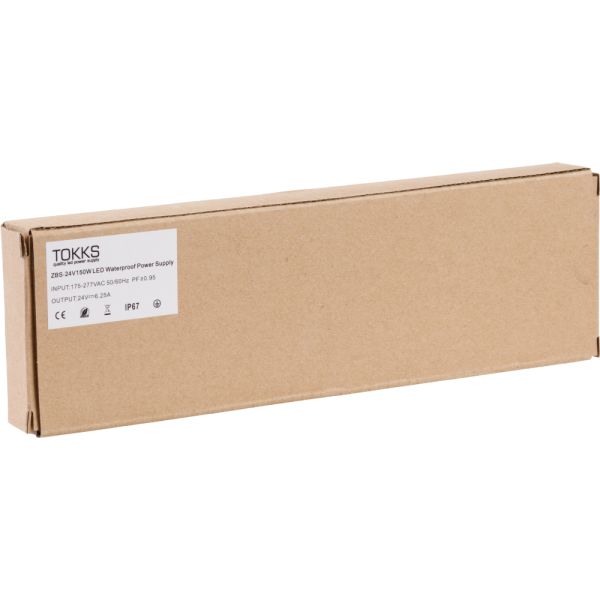 Блок питания ZBS-24V 150W 6.25A IP67 225*61*19mm