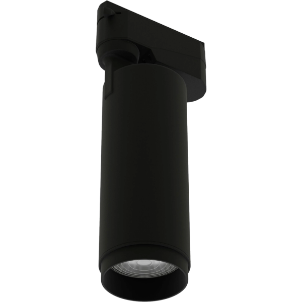 Трековый светильник CITY ZOOM NEW 20W 3000/4000/6000К 10°- 60° 2TRA 60х145mm | Черный корпус | 28677