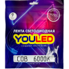 Лента светодиодная YouLed  COB 9w 6000K 320/м 8мм