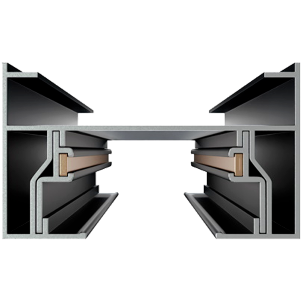 Шинопровод однофазный 3м, черный