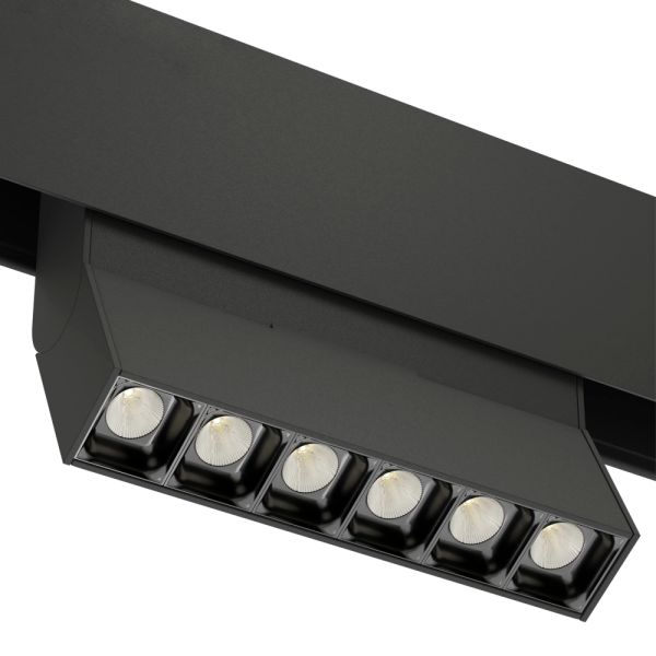 Светильник SPOT BLACK BOOK MAGNETIC S20 48V 8W 36° CRI90 OSRAM 3000K | Черный корпус L112хW22хH110mm