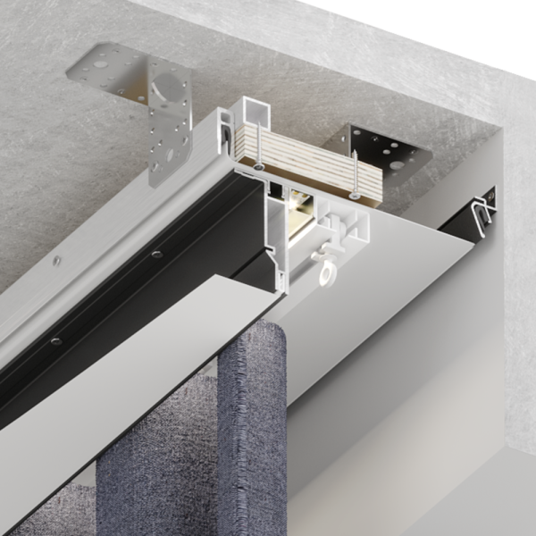 Конструкционный профиль MADERNO высота 60мм, белый, 2м