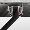 Прфилль LumFer Track 25 (220v) черный мат AX-5343-1