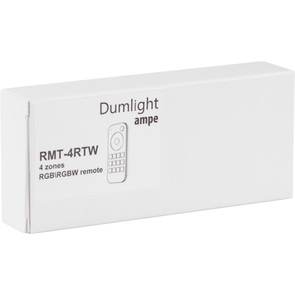 Пульт Ampe RMT-4RTW - RGBRGB/RGBW - 4 зоны (черный)