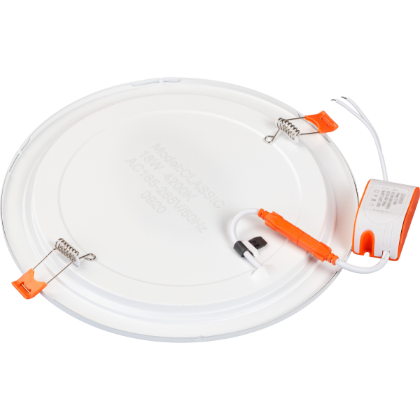 LED панель круглая CLASSIC,  7W, 4200к, 560ЛМ D120*23 Dв100