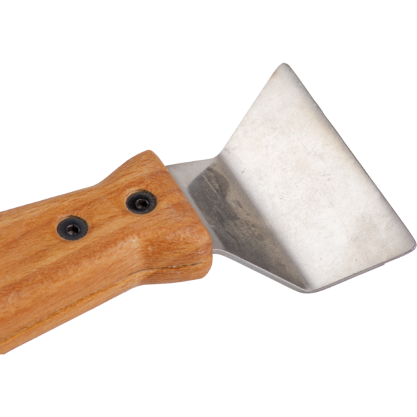 Лопатка "Стандарт" два гиба с выборкой с задней стороны ручка дерево