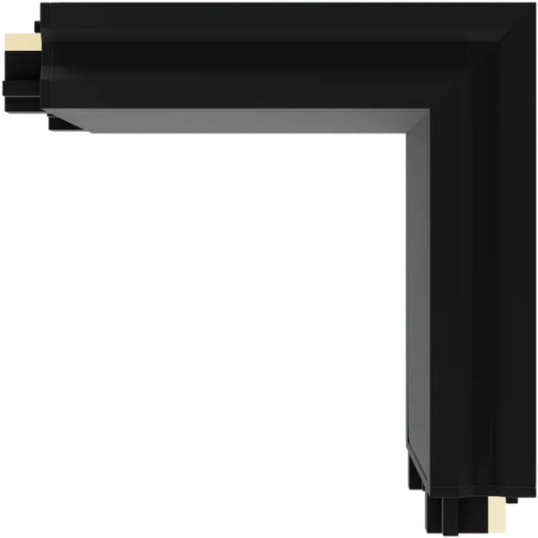 Угловой соединитель потолок-стена для шинопровода H5, Black