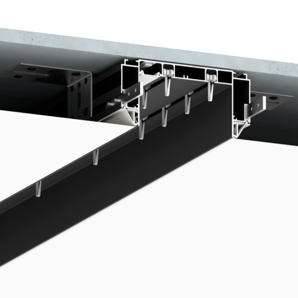 Комплект  ПФ-8888  IZI KARNIZ2 05 - карниз бел. 2х ряд 3,2м + проф замокФАП-1  IZI ZAMOK 01 бел.3,2м