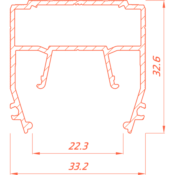 Багет AL ПФ-11343 LINE 22M световые линии