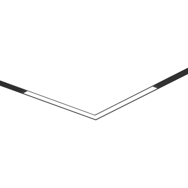 DK8014-BK Угловой  светильник SMART LINEAR ANGLE 18W DIM 3000K-6000к черный