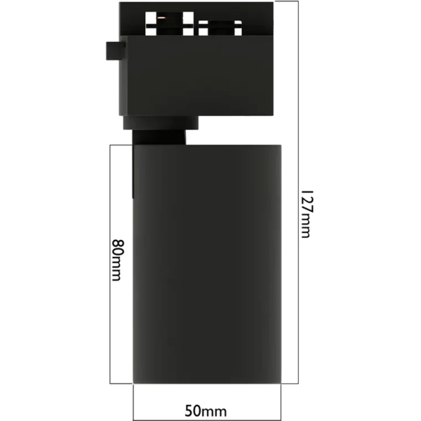 Трековый светильник 2TRA City NEW 10W 4000K, черный