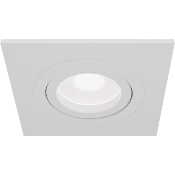 Светильник встраиваемый CITY DL X1 MR16 ALU WHITE | 92х92(75)x25mm