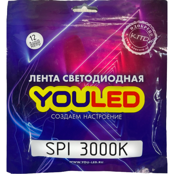 Лента YouLED SPI 12W 3000K 120d светодиодная