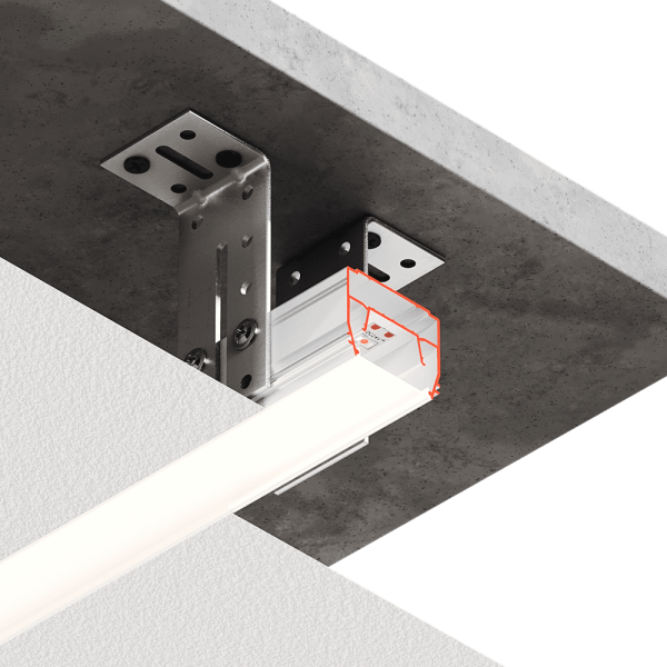 Багет AL ПФ-10950- LINE 30M световые линии