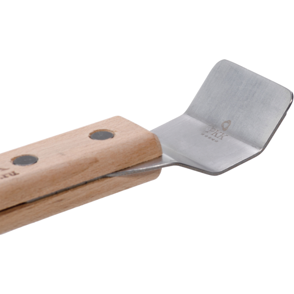 Лопатка гарпунная 45º КСС 3 гиба с выборкой для конструкц профилей, перехода уровня, ручка дерево