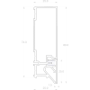 Конструкционный профиль АТОМ XL Белый 2м