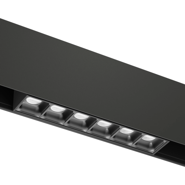 Светильник LINER BLACK MASK MAGNETIC S20 48V 6W 36° 3000-6000K TRIX CRI90 OSRAM | Черный корпусL112