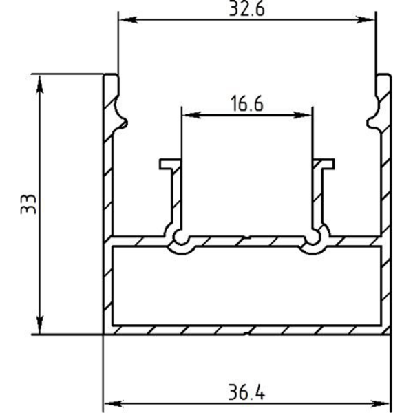 Профиль светодиодный Vega 30