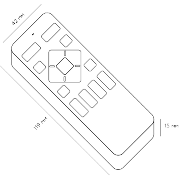 Пульт Cordini белый