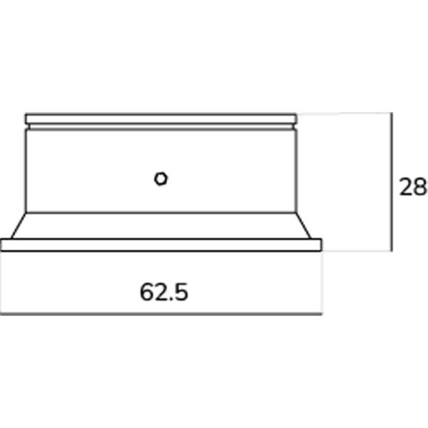 INNOY ALPHA M Точечный светильник под модуль или лампу GU10 угольно-черный