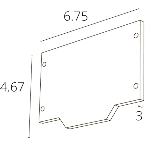 A483206E Внешняя заглушка для магнитного шинопровода Arte Lamp LINEA-ACCESSORIES