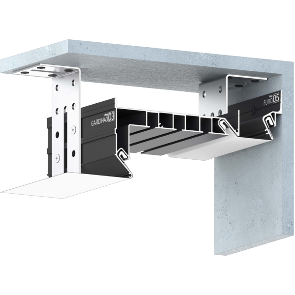 Багет AL под скрытый карниз черный трехрядный ПФ-8243 - GARDINA3 03 - длина 3,2м