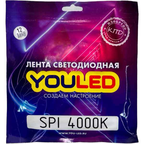 Лента YouLED SPI 12W 4000K 120d светодиодная