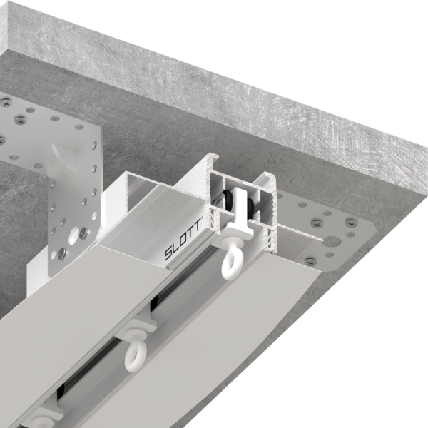 Карнизный профиль SLOTT MOTION L2, белый