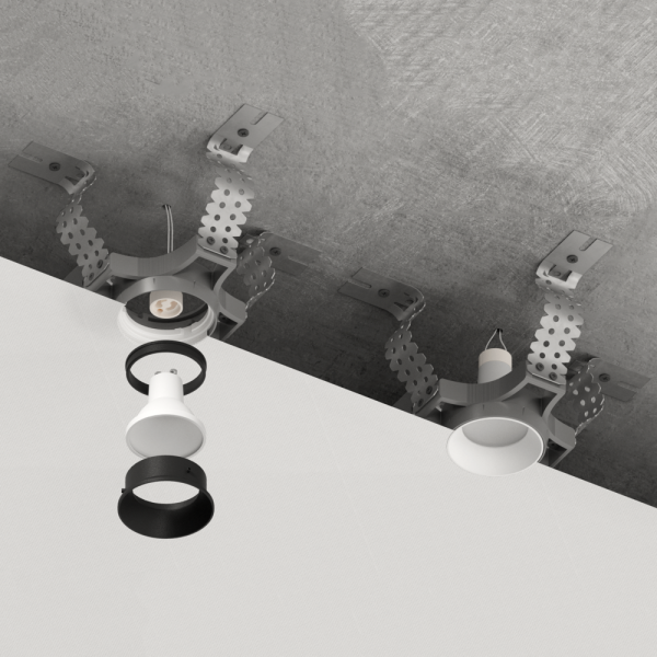 INNOY ALPHA M Точечный светильник под модуль или лампу GU10 угольно-черный