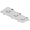 Светильник встраиваемый CITY DLV 3хMR16 GU5.3 BLACK | 286х95 H40mm