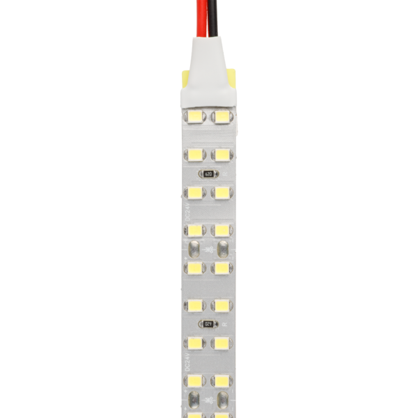 Светодиодная лента LP ДВУХРЯДНАЯ 2835 240/м (22Вт/м) 24V холодная, класса ПРО
