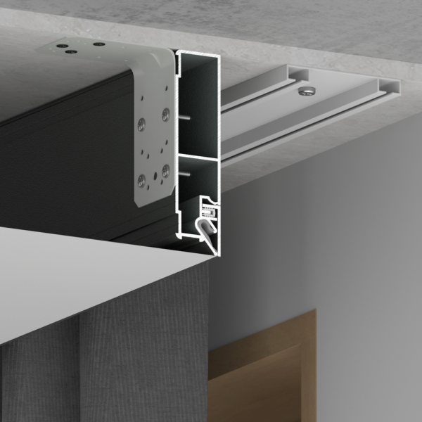 Конструкционный профиль АТОМ 100 ( Черный) 2м