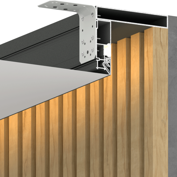 Конструкционный профиль с подсветкой FOTON XL БЕЛЫЙ  2м