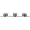 Светильник встраиваемый CITY DLV 3хMR16 GU5.3 BLACK | 286х95 H40mm