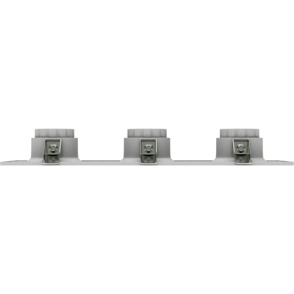 Светильник встраиваемый CITY DLV 3хMR16 GU5.3 BLACK | 286х95 H40mm